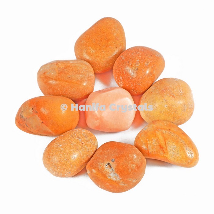 Yellow Jade Tumbled Stones